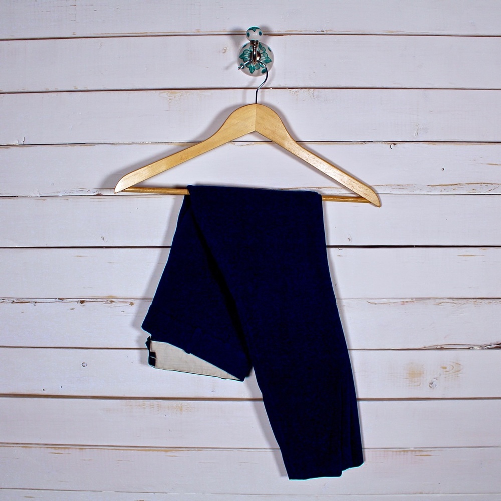 J. Crew Minnie Pant Stretch Twill Navy